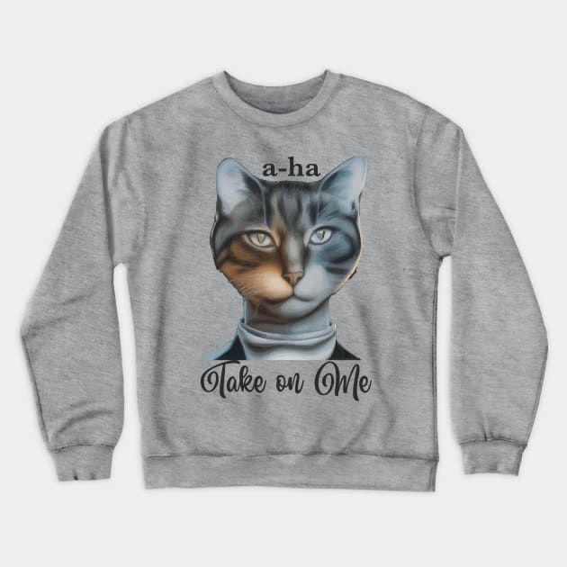 a-ha "Take on Me" Crewneck Sweatshirt by kokonft
